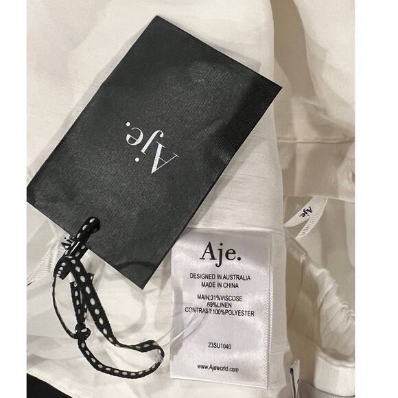 NWT Aje Orbit Sculptural Pleated Top (UK/AU 4 = US 0) - Picture 10 of 13